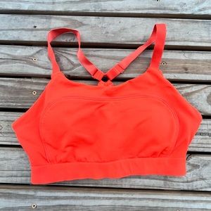 fablectics bright orange 🍊 sports bra!!